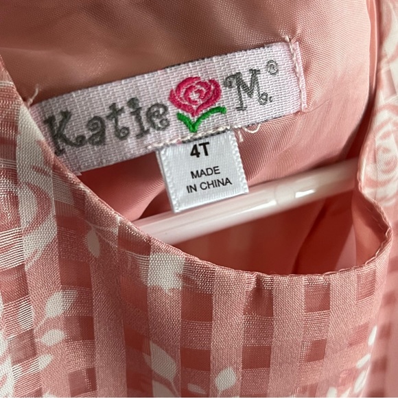 Katie M Girls 4T Sleeveless Pink Dress - Picture 4 of 4